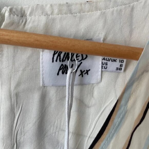 Princess Polly Kaiden Romper NWT Swirl Size 6 - Picture 7 of 9